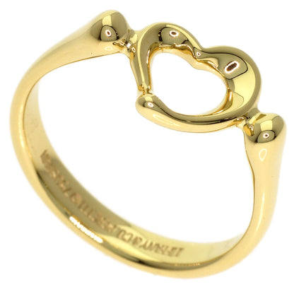 TIFFANY&Co. Open heart Ring K18 Yellow Gold Ladies [Used]