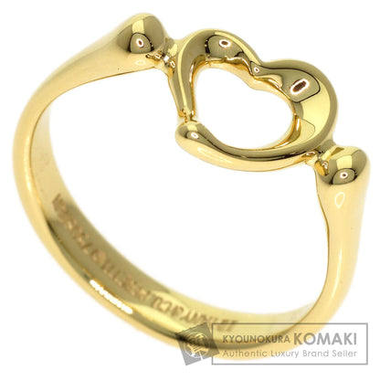 TIFFANY&Co. Open heart Ring K18 Yellow Gold Ladies [Used]