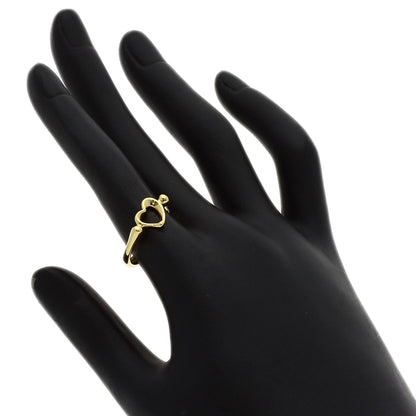 TIFFANY&Co. Open heart Ring K18 Yellow Gold Ladies [Used]