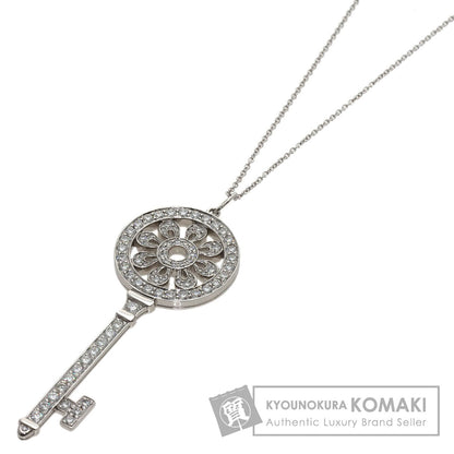 TIFFANY&Co. Petalky Diamond Necklace K18 White Gold PT950Ladies [Used]