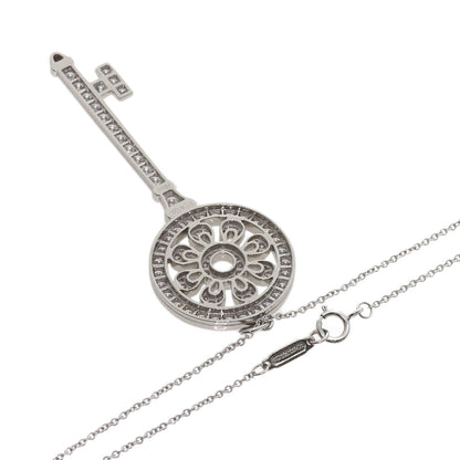 TIFFANY&Co. Petalky Diamond Necklace K18 White Gold PT950Ladies [Used]
