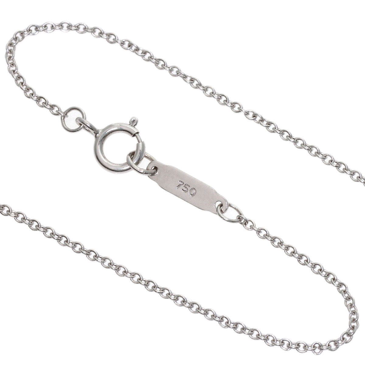TIFFANY&Co. Petalky Diamond Necklace K18 White Gold PT950Ladies [Used]