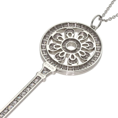 TIFFANY&Co. Petalky Diamond Necklace K18 White Gold PT950Ladies [Used]