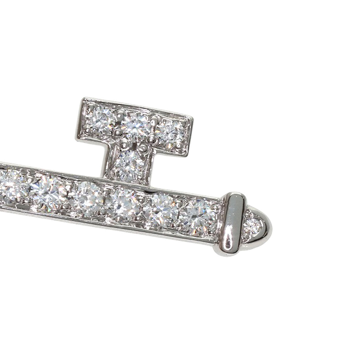 TIFFANY&Co. Petalky Diamond Necklace K18 White Gold PT950Ladies [Used]