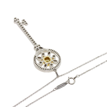TIFFANY&Co. Kaleidoscope Key Diamond Necklace K18 Yellow Gold PT950Ladies [Used]
