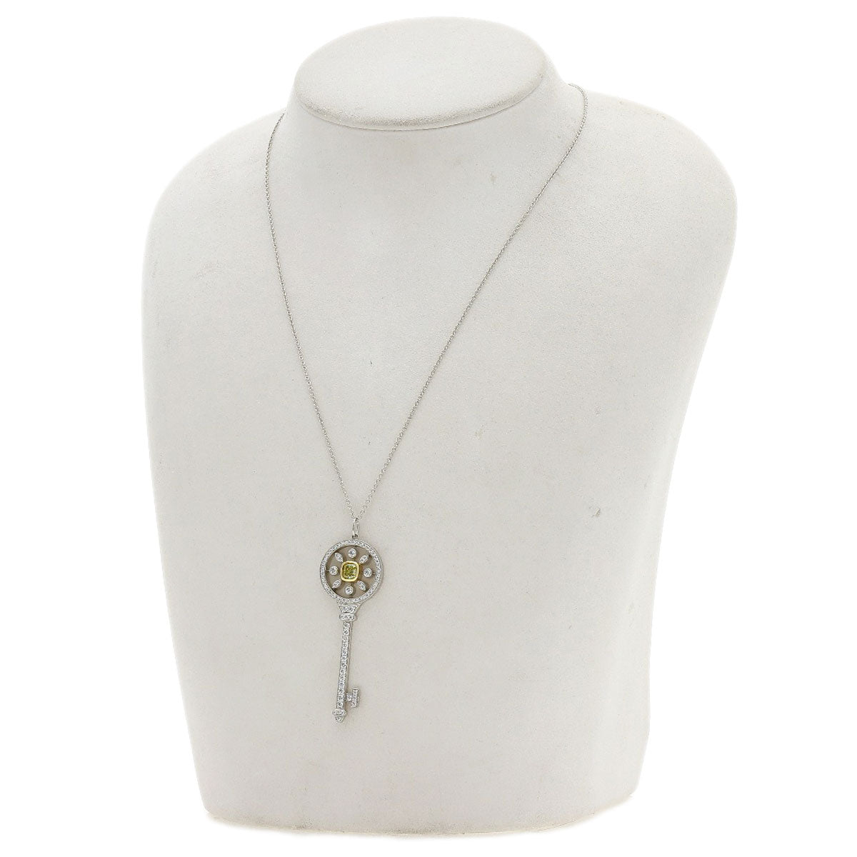 TIFFANY&Co. Kaleidoscope Key Diamond Necklace K18 Yellow Gold PT950Ladies [Used]