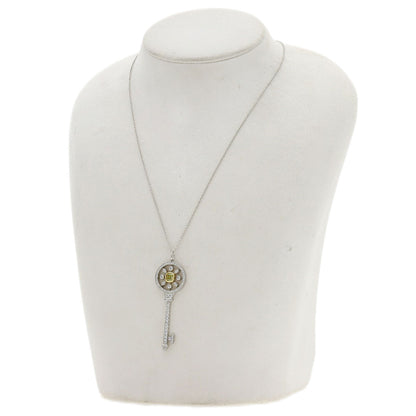 TIFFANY&Co. Kaleidoscope Key Diamond Necklace K18 Yellow Gold PT950Ladies [Used]