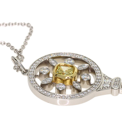 TIFFANY&Co. Kaleidoscope Key Diamond Necklace K18 Yellow Gold PT950Ladies [Used]