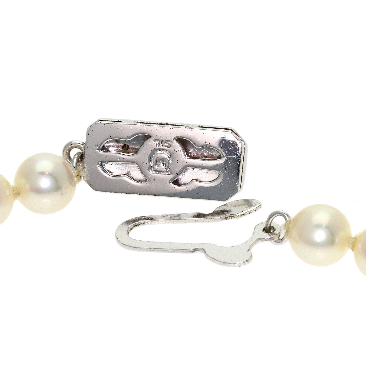 MIKIMOTO Pearl Pearl Necklace Silver Ladies [Used]