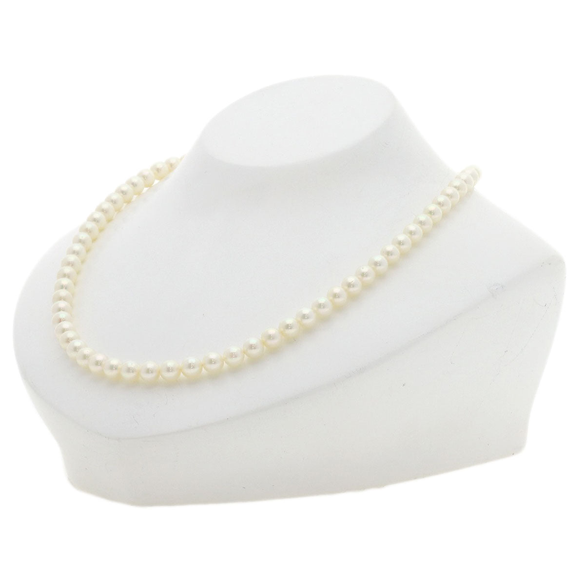 MIKIMOTO Pearl Pearl Necklace Silver Ladies [Used]
