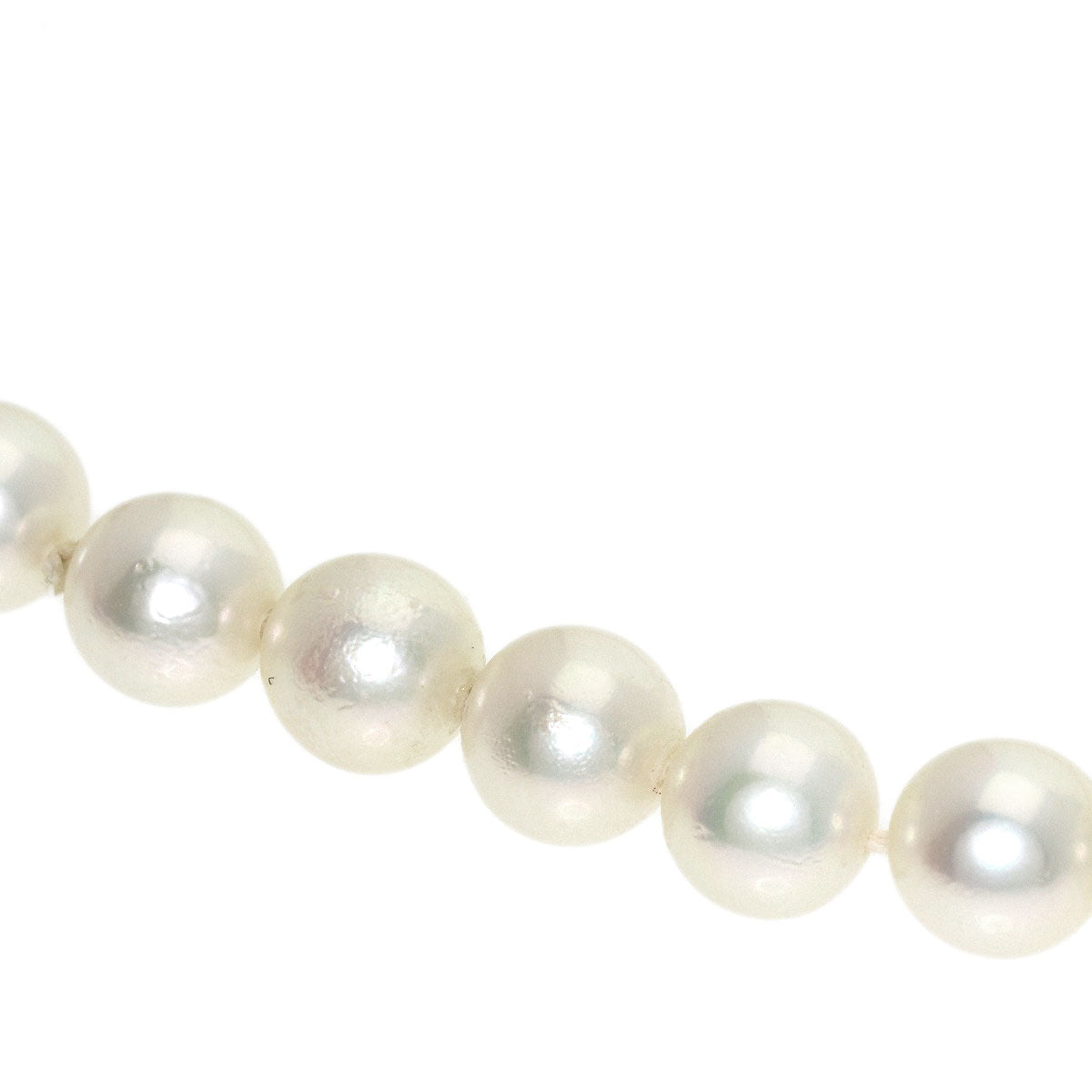 MIKIMOTO Pearl Pearl Necklace Silver Ladies [Used]