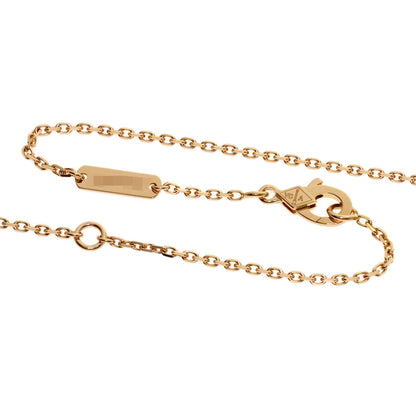 Van Cleef & Arpels Vintage Alhambra 2021 Holiday Limited Edition Rhodonite Diamond Necklace K18 Pink Gold Ladies [Used]