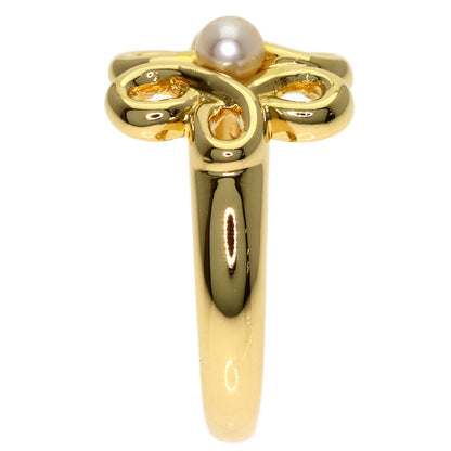 Dior Baby pearl Pearl Ring K18 Yellow Gold Ladies [Used]