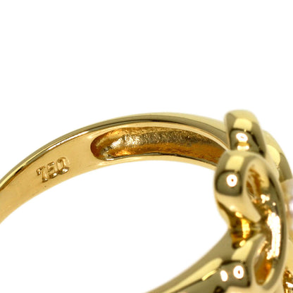 Dior Baby pearl Pearl Ring K18 Yellow Gold Ladies [Used]