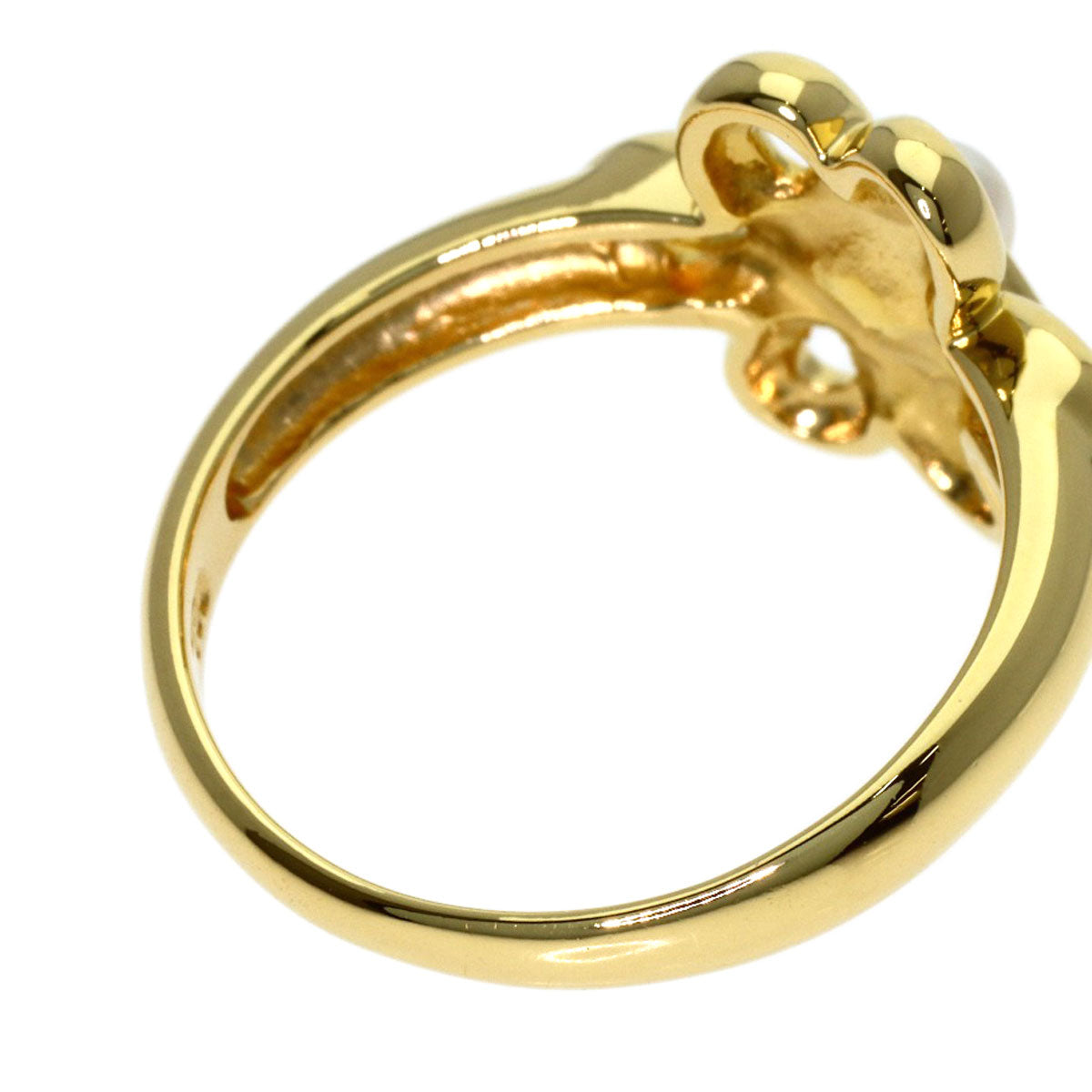 Dior Baby pearl Pearl Ring K18 Yellow Gold Ladies [Used]