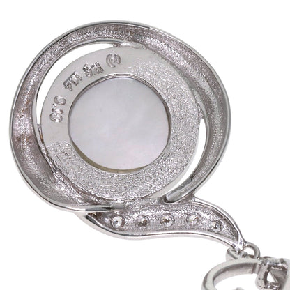 TASAKI Mabe Pearl Diamond Pendant top K14 White Gold Ladies [Used]