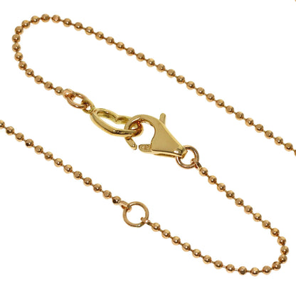 Ponte Vecchio Heart Diamond Necklace K18 Pink Gold Ladies [Used]