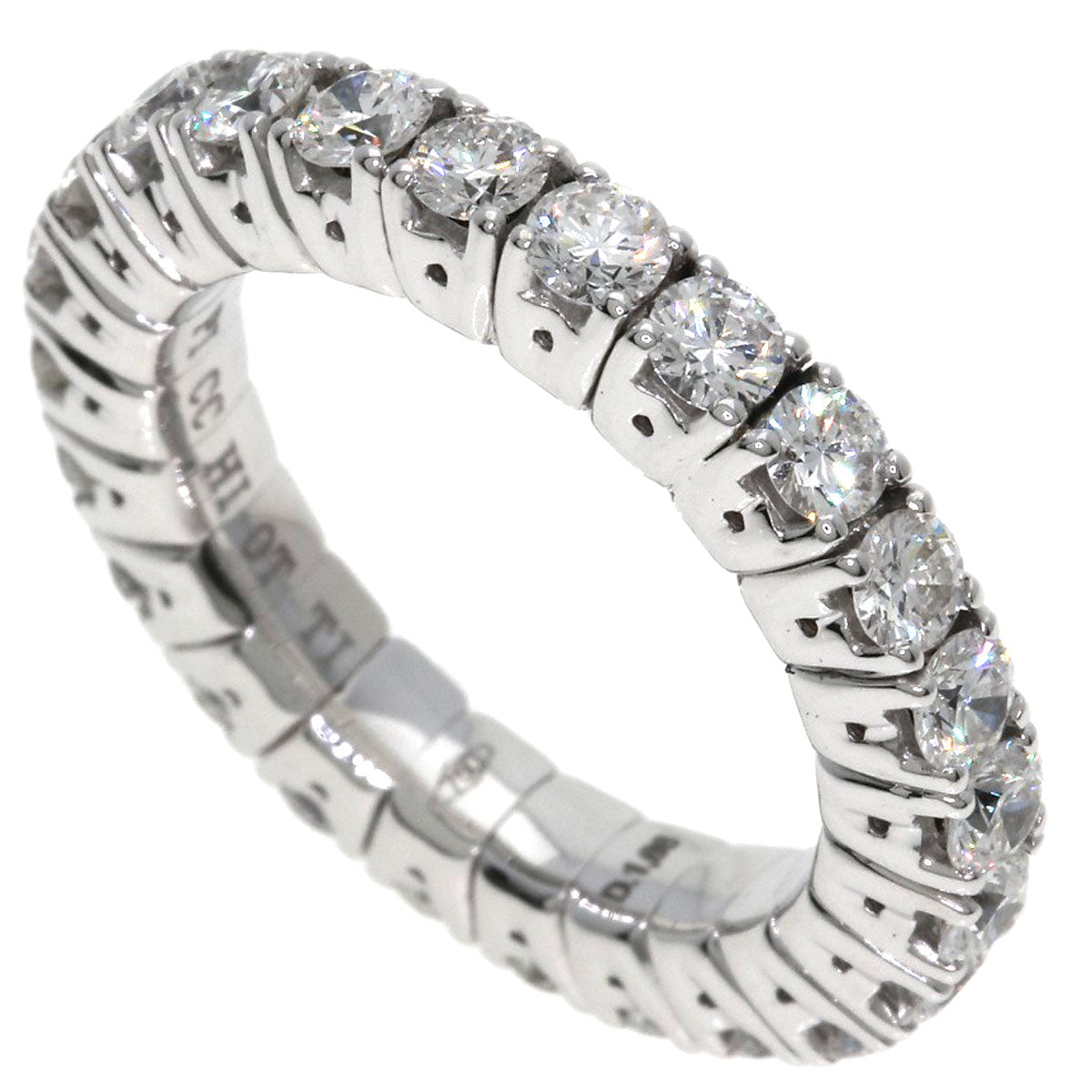PICCHIOTTI Full eternity Diamond Ring K18 White Gold Ladies [Used]
