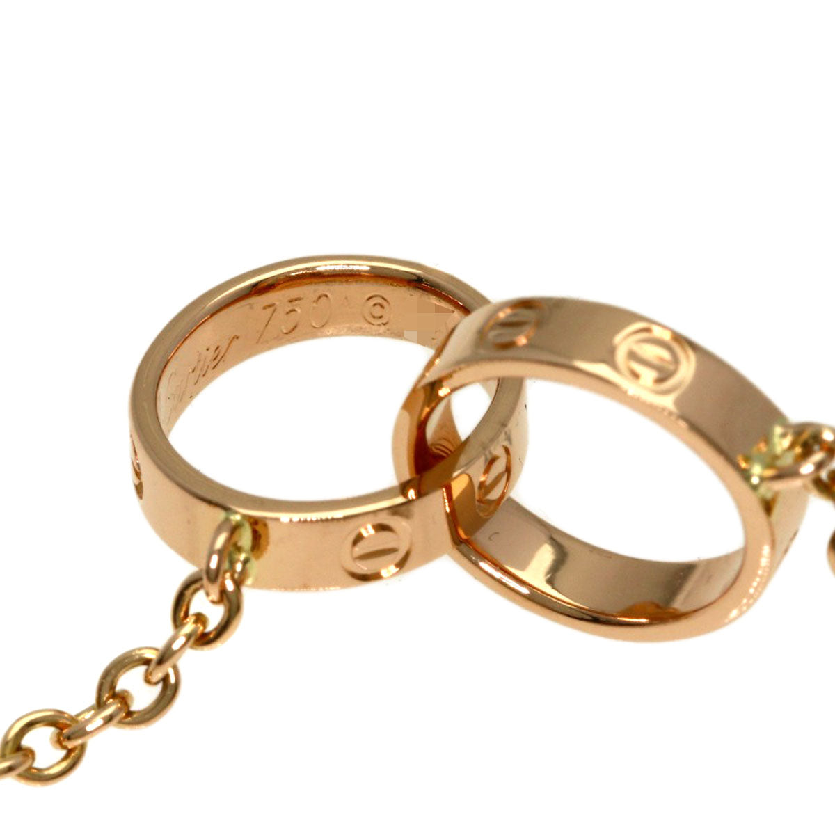 CARTIER baby love Bracelet K18 Pink Gold Ladies [Used]