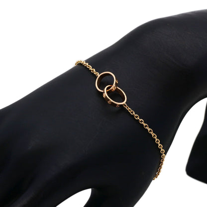CARTIER baby love Bracelet K18 Pink Gold Ladies [Used]