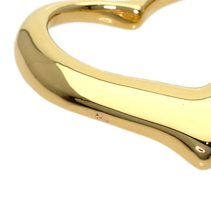 TIFFANY&Co. Open heart Pendant top K18 Yellow Gold Ladies [Used]