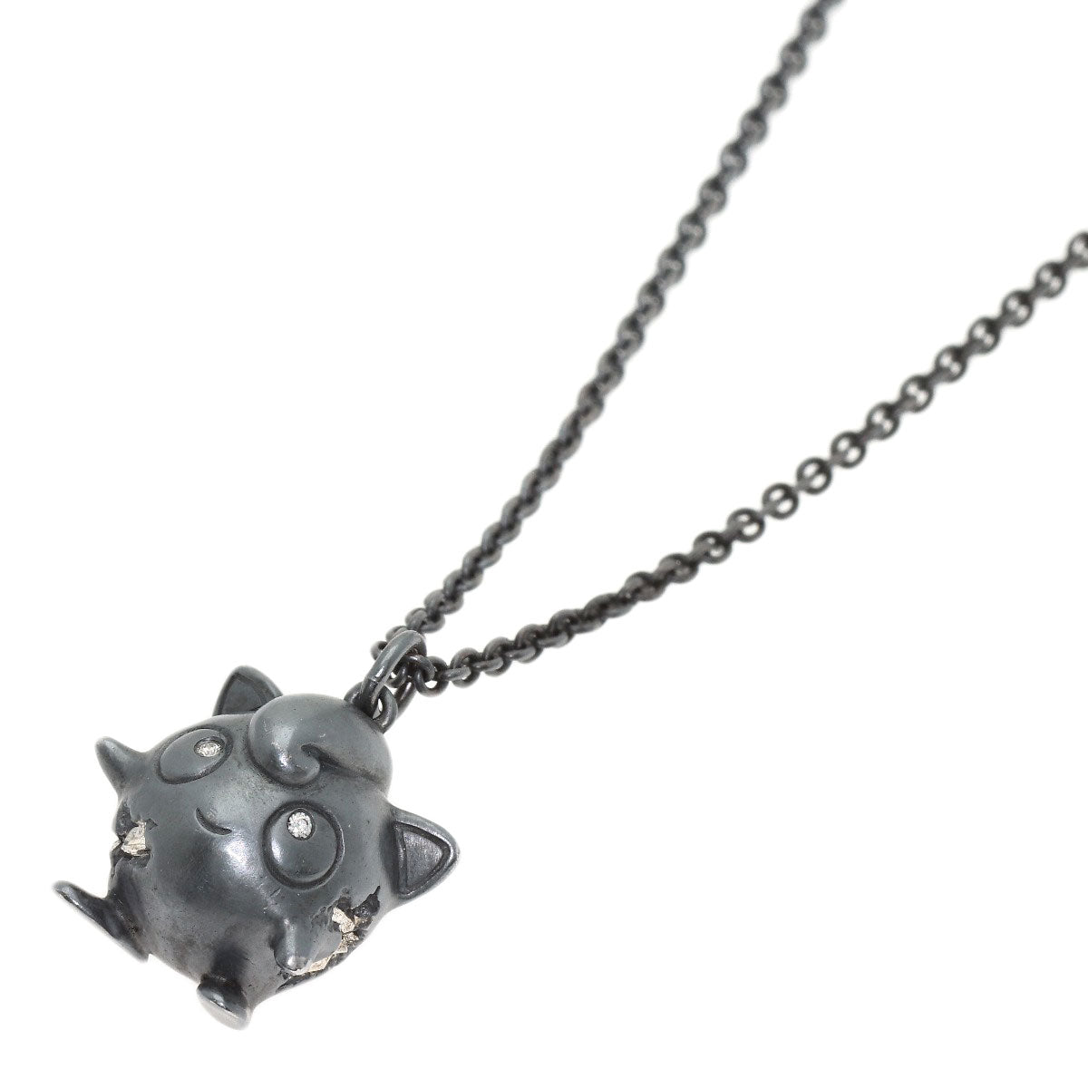 TIFFANY&Co. Pokémon Jigglypuff Diamond Necklace Silver Gold PlatedLadies [Used]