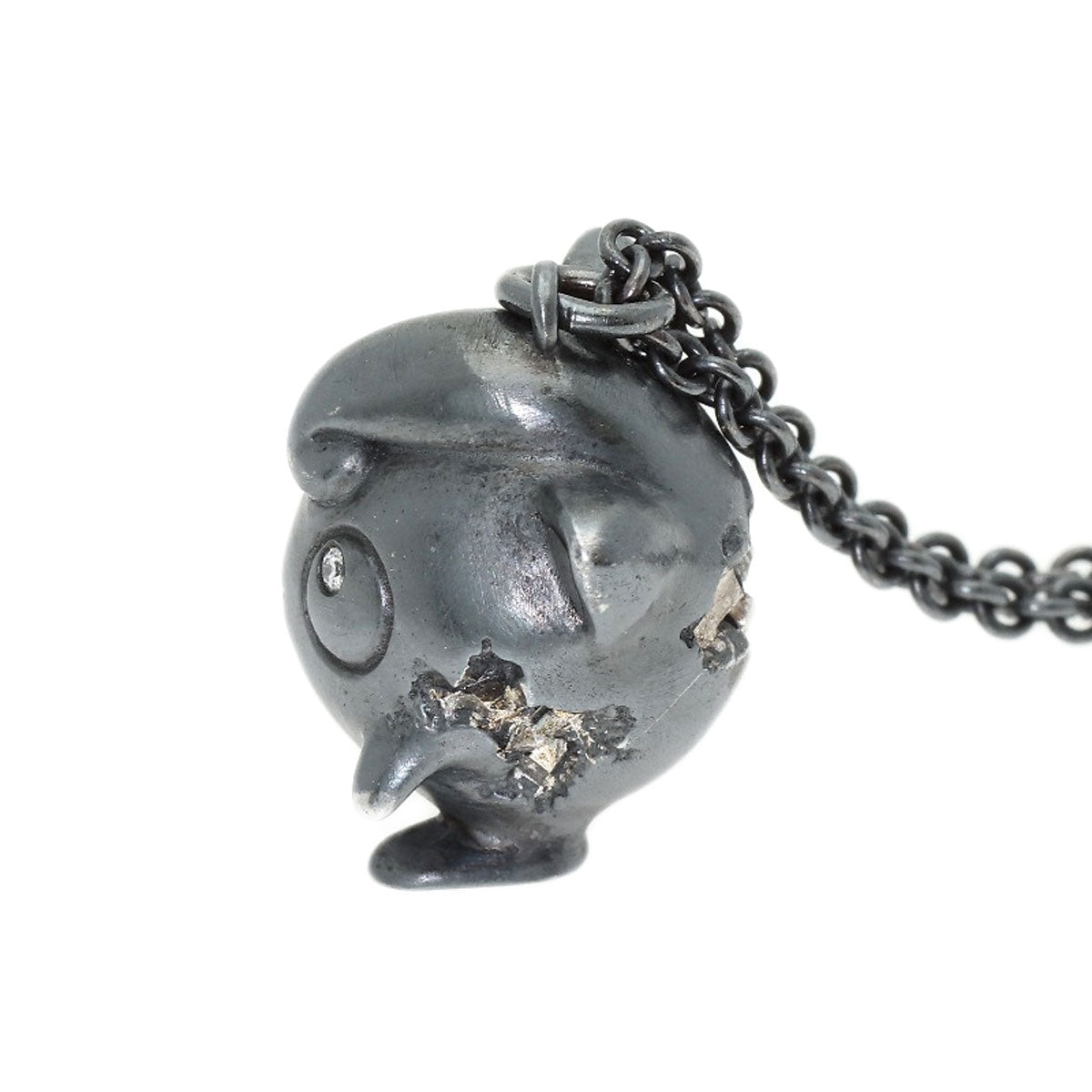 TIFFANY&Co. Pokémon Jigglypuff Diamond Necklace Silver Gold PlatedLadies [Used]