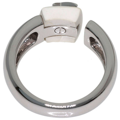 MAUBOUSSIN Etoile Sublime Ceramic Diamond #55 Ring K18 White Gold Ladies [Used]