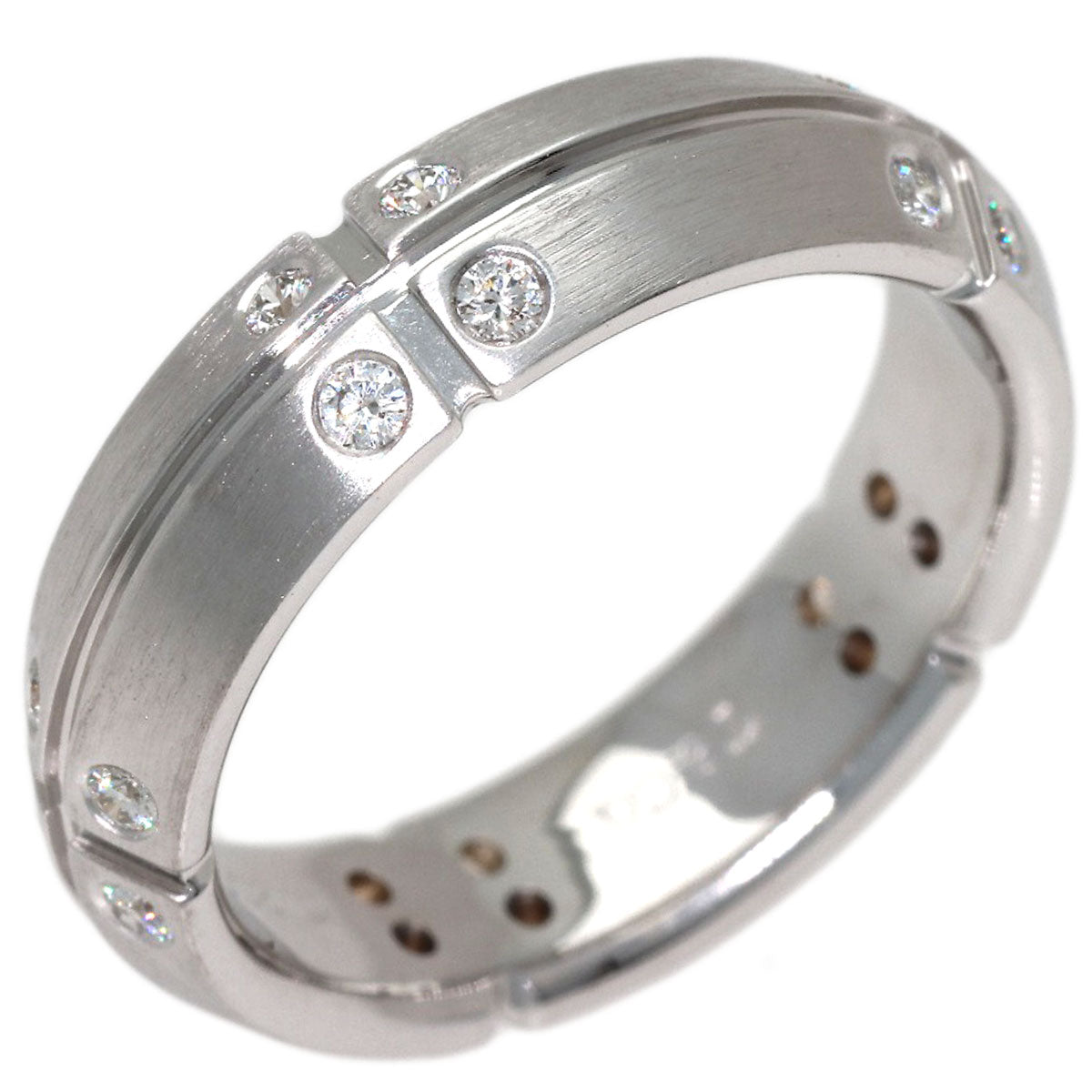 TIFFANY&Co. Streamerica Diamond Ring K18 White Gold Ladies [Used]