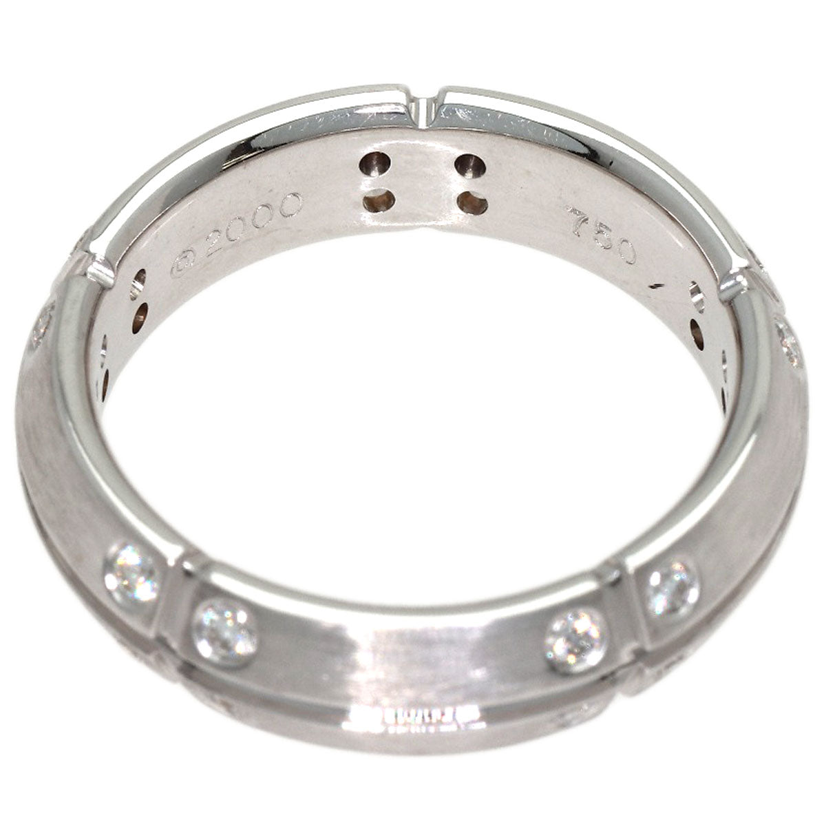 TIFFANY&Co. Streamerica Diamond Ring K18 White Gold Ladies [Used]