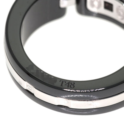 CHANEL Ultra Diamond #48 Ring K18 White Gold CeramicLadies [Used]