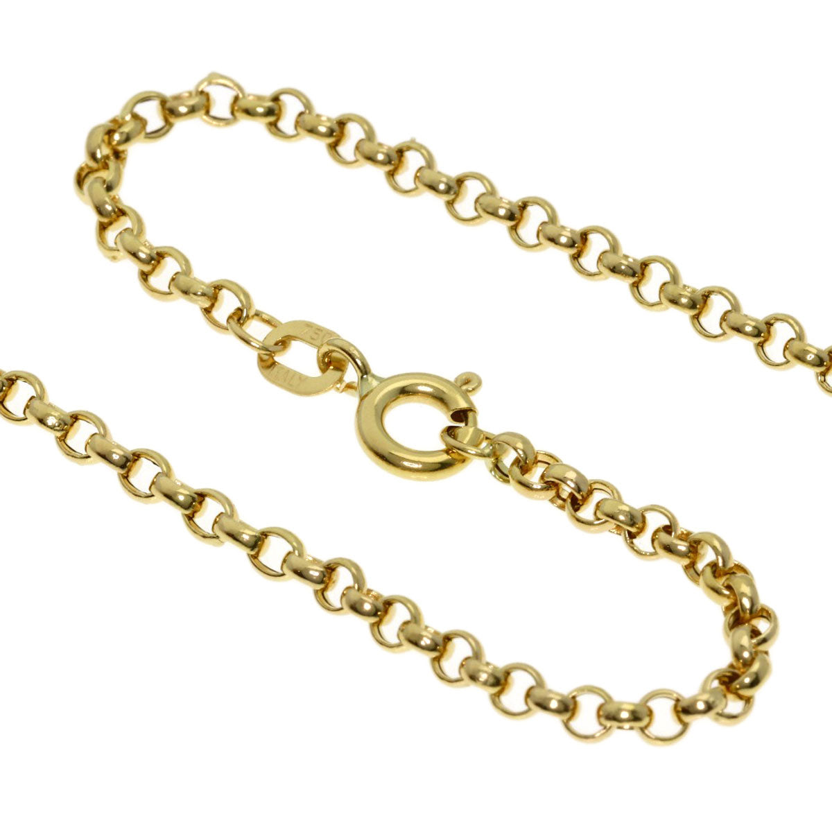 0.33ct Four-leaf clover diamond Necklace K18 Yellow Gold 10.6g　Ladies