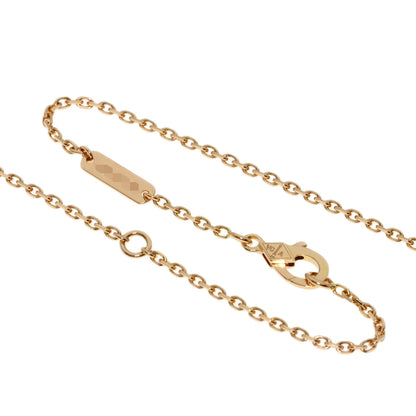 Van Cleef & Arpels De Papillon Diamond White Shell Necklace K18 Pink Gold Ladies [Used]