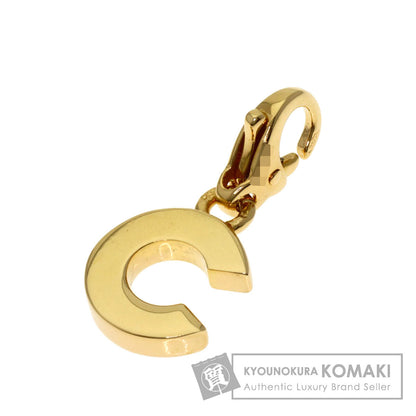 CHANEL C charm Pendant top K18 Yellow Gold Ladies [Used]