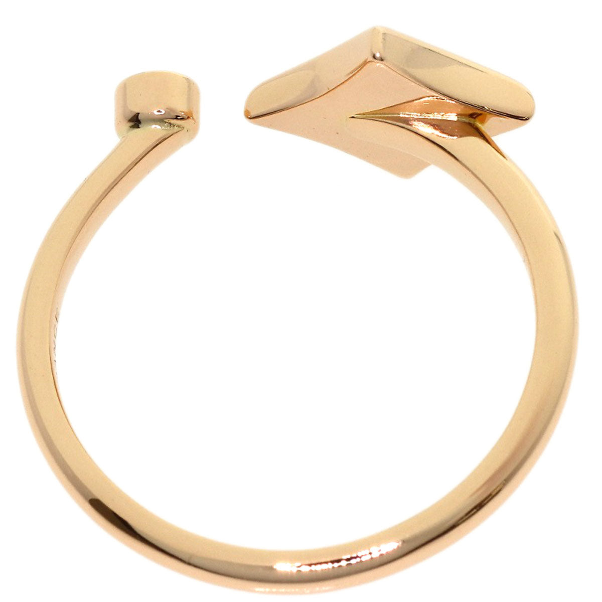 LOUIS VUITTON Star Blossom Mini Carnelian Diamond #56 Ring K18 Pink Gold Ladies [Used]