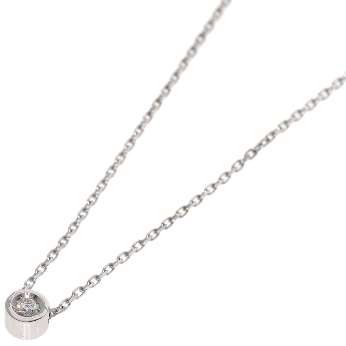 GUCCI Diamond Necklace K18 White Gold Ladies [Used]