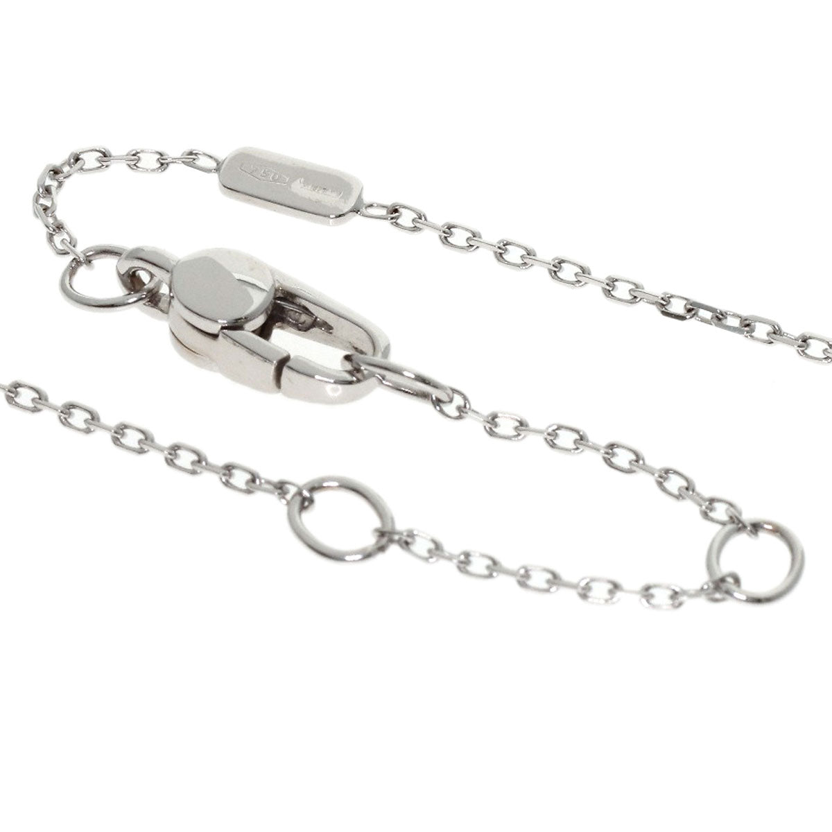 GUCCI Diamond Necklace K18 White Gold Ladies [Used]