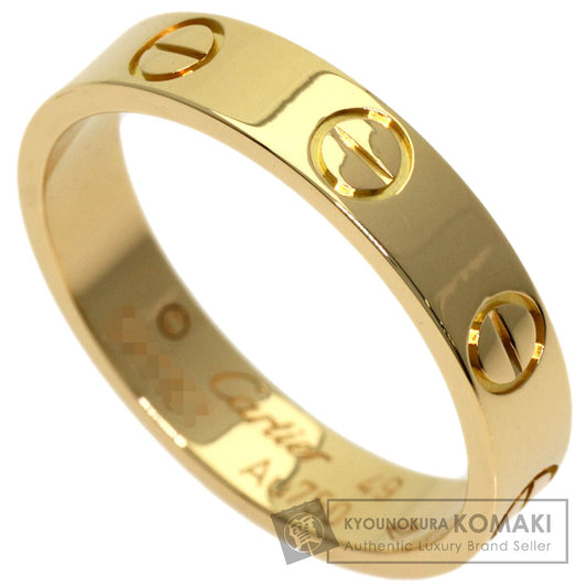 CARTIER Mini love ring #49 Ring K18 Yellow Gold Ladies [Used]