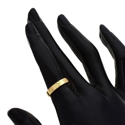 CARTIER Mini love ring #49 Ring K18 Yellow Gold Ladies [Used]