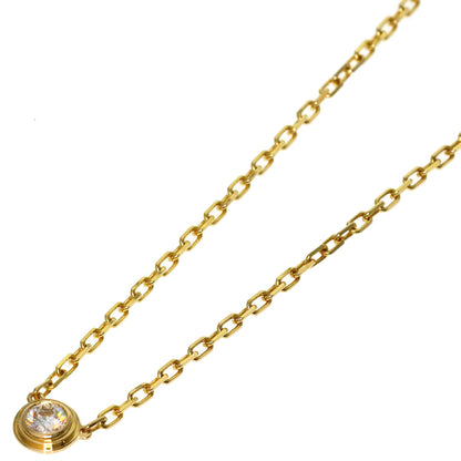CARTIER Damour Diamant Léger Small Model Diamond Necklace K18 Yellow Gold Ladies [Used]