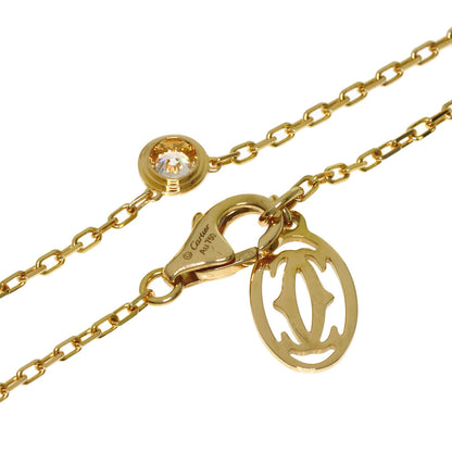 CARTIER Damour Diamant Léger Small Model Diamond Necklace K18 Yellow Gold Ladies [Used]