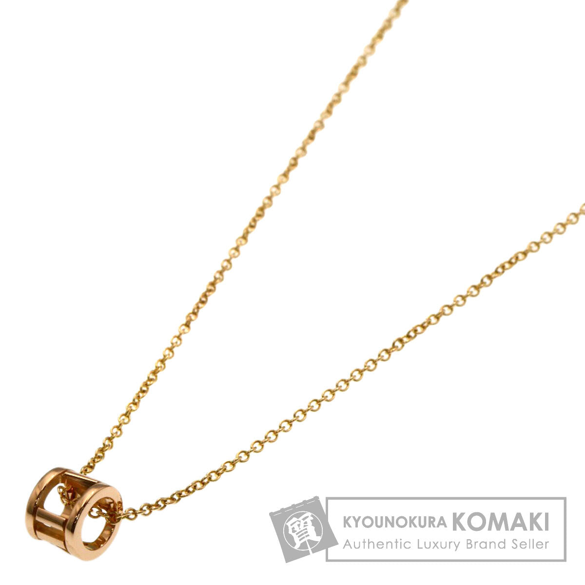 TIFFANY&Co. Atlas Open Mini Necklace K18 Pink Gold Ladies [Used]