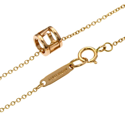 TIFFANY&Co. Atlas Open Mini Necklace K18 Pink Gold Ladies [Used]