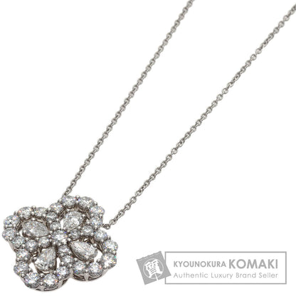 HARRY WINSTON Loop Full Motif Pendant Diamond Necklace Platinum PT950 Ladies [Used]
