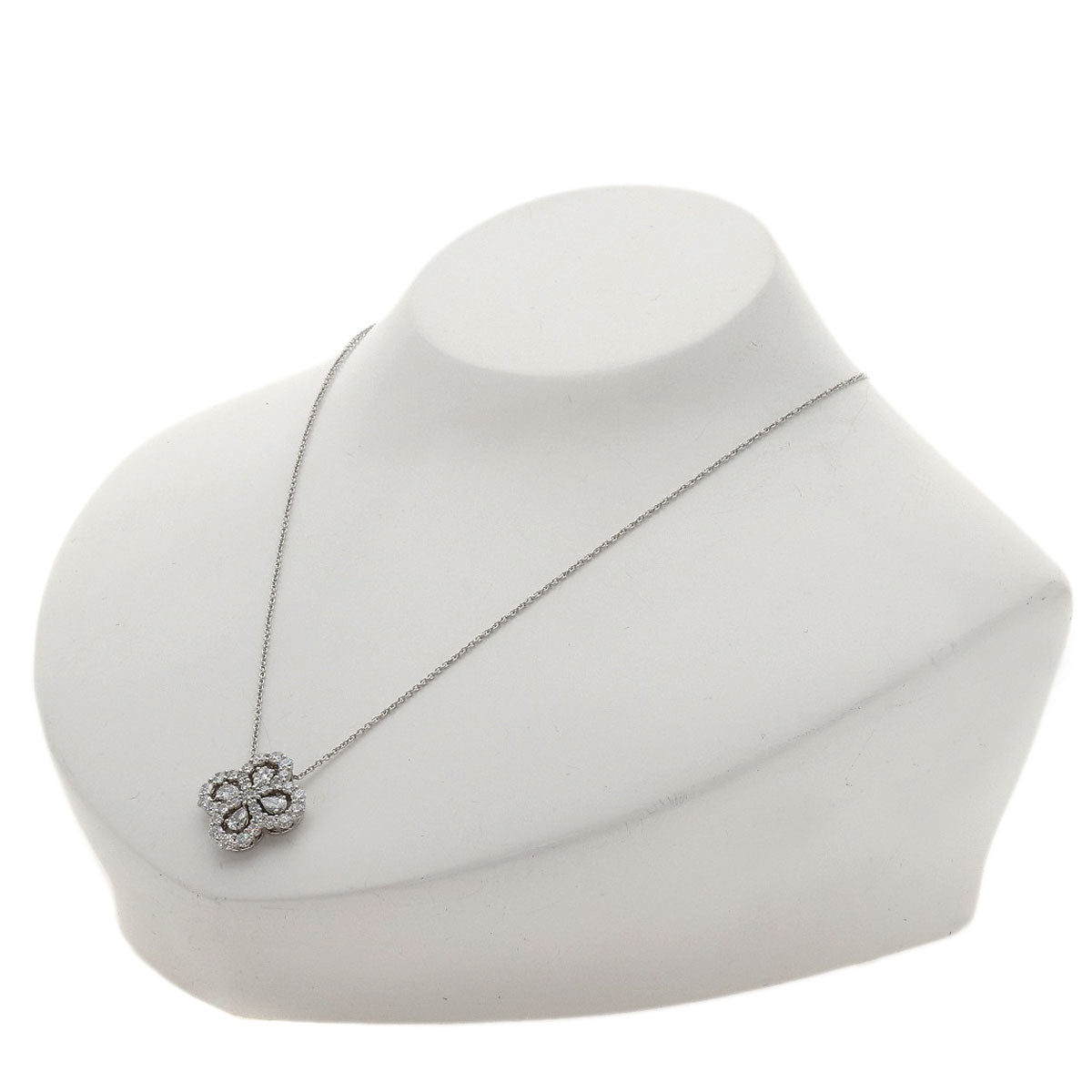HARRY WINSTON Loop Full Motif Pendant Diamond Necklace Platinum PT950 Ladies [Used]