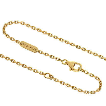 Van Cleef & Arpels Magic Alhambra Lapis Lazuli & Azure stone Necklace K18 Yellow Gold Ladies [Used]