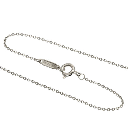 TIFFANY&Co. Interlocking Necklace Silver rubed metalLadies [Used]