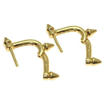 TIFFANY&Co. Titan Small earring K18 Yellow Gold Ladies [Used]