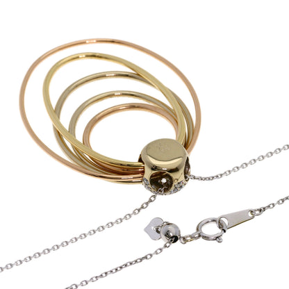 FOREVERMARK Millmore Big Circle Diamond Necklace K18 White Gold Ladies [Used]