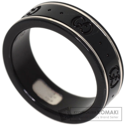 GUCCI Icon Corundum #19 Ring K18 White Gold Ladies [Used]